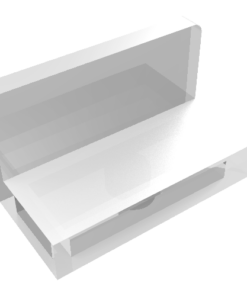 4865b - Panel 1 x 2 x 1 with Rounded Corners