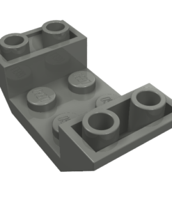 4871 - Slope, Inverted 45 4 x 2 Double with 2 x 2 Cutout