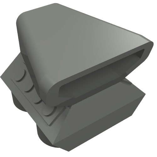 50943 - Vehicle, Air Scoop Engine Top 2 x 2