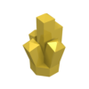 52 - Rock 1 x 1 Crystal 5 Point