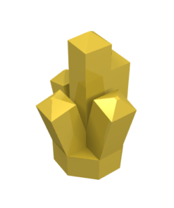 52 - Rock 1 x 1 Crystal 5 Point
