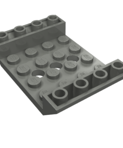60219 - Slope, Inverted 45 6 x 4 Double with 4 x 4 Cutout and 3 Holes