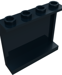 60581 - Panel 1 x 4 x 3 with Side Supports - Hollow Studs