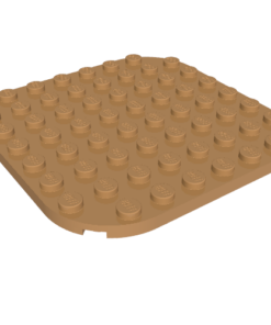 65140 - Plate, Round 8 x 8 with Rounded Corners