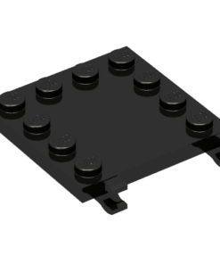 66252 - Tile, Modified 4 x 4 with Studs on Edges and 2 Open O Clips (Horizontal Grip)