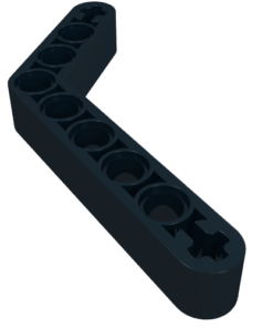 6629 - Technic, Liftarm, Modified Bent Thick 1 x 9 (6 - 4)