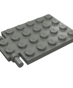 92099 - Plate, Modified 4 x 6 with Trap Door Hinge (Long Pins)