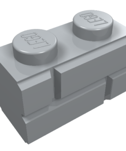 98283 - Brick, Modified 1 x 2 with Masonry Profile