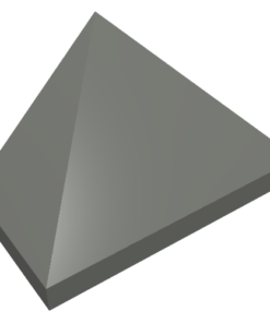 15571 - Slope 45 2 x 1 Triple with Bottom Stud Holder