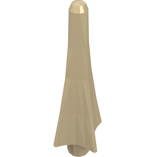 24482 - Minifigure, Weapon Spear Tip with Fins