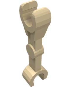 59230 - Arm Mechanical, Straight with Clips at 90 degrees (Vertical Grip)